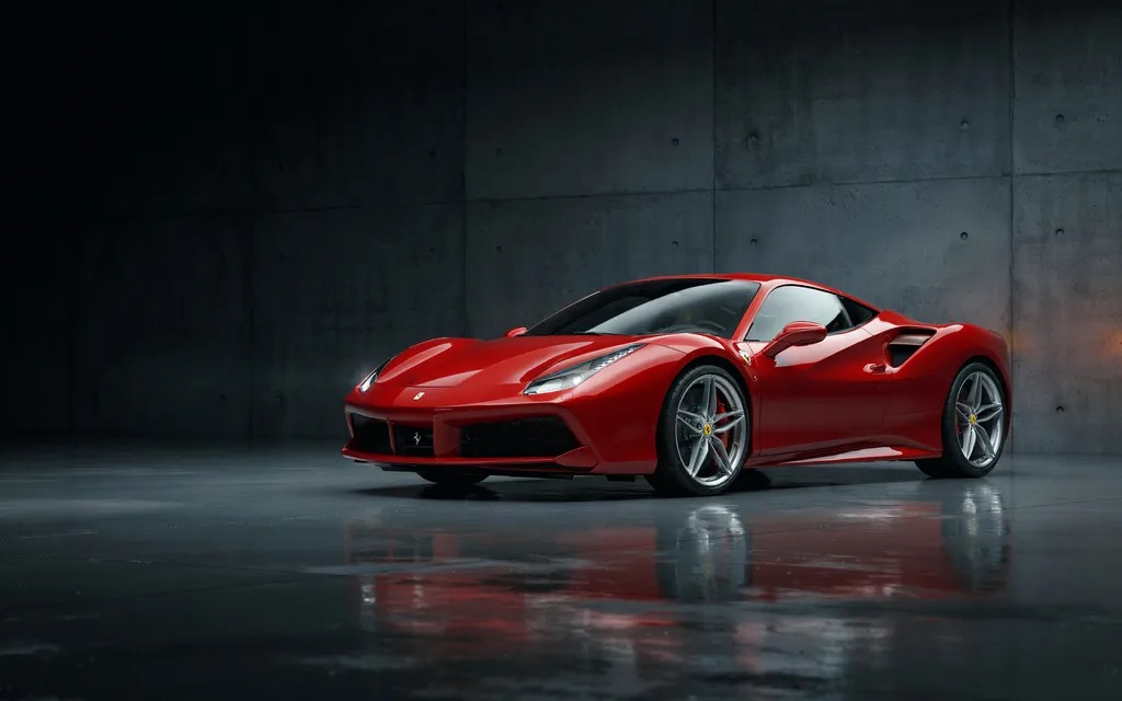 Ferrari 488 GTB in Rosso Corsa red